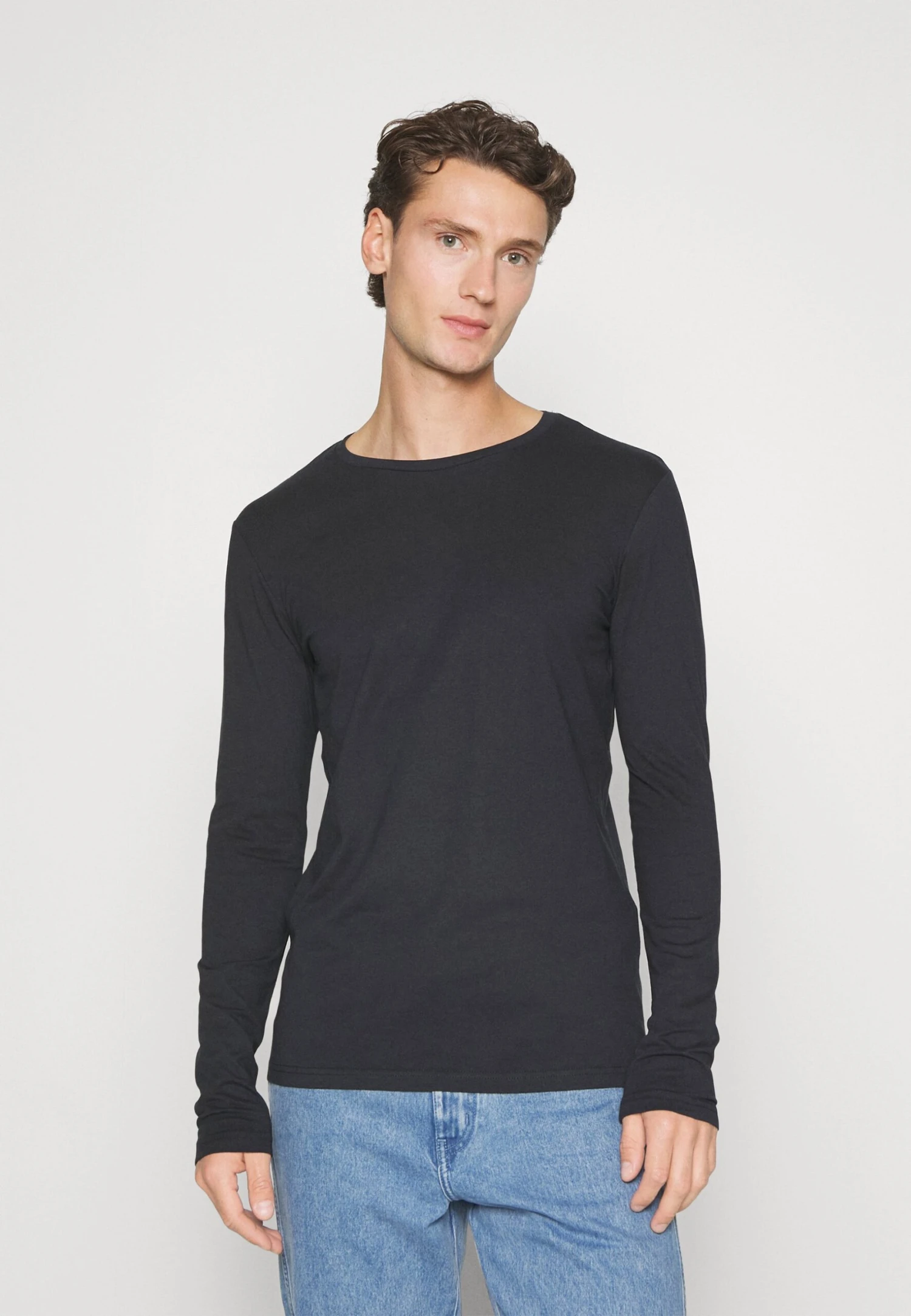 Pier One 2 Pack - Camiseta De Manga Larga - Bordeaux/Dark Blue 2 Pier One 2 Pack - Camiseta De Manga Larga - Bordeaux/Dark Blue - Imagen 2