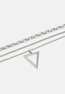 Pier One 3Pack - Collar - Silver-Coloured -Pier One 0939075566a74b089b462fd6f4c080a5