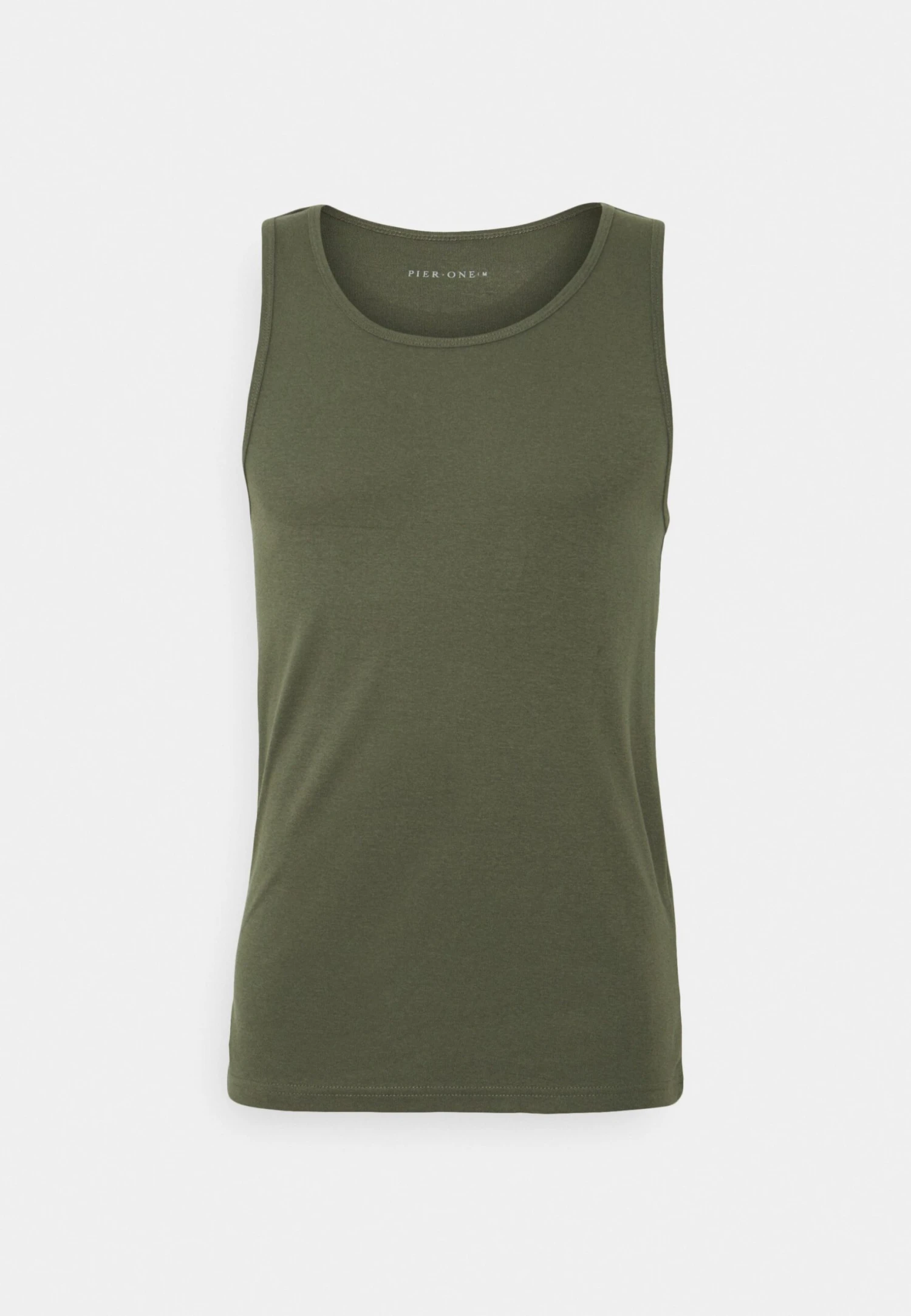 Pier One 3 Pack - Camiseta Interior - Black/Khaki/Mottled Dark Grey 4 Pier One 3 Pack - Camiseta Interior - Black/Khaki/Mottled Dark Grey - Imagen 4