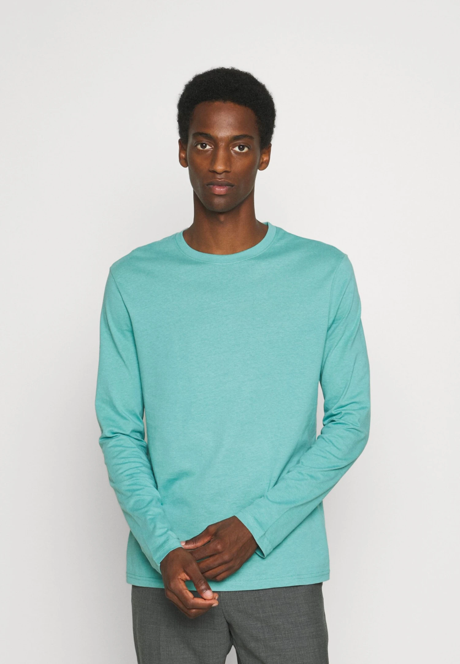 Pier One 5 Pack - Camiseta De Manga Larga - Dark Blue/Turquoise/White 2 Pier One 5 Pack - Camiseta De Manga Larga - Dark Blue/Turquoise/White - Imagen 2