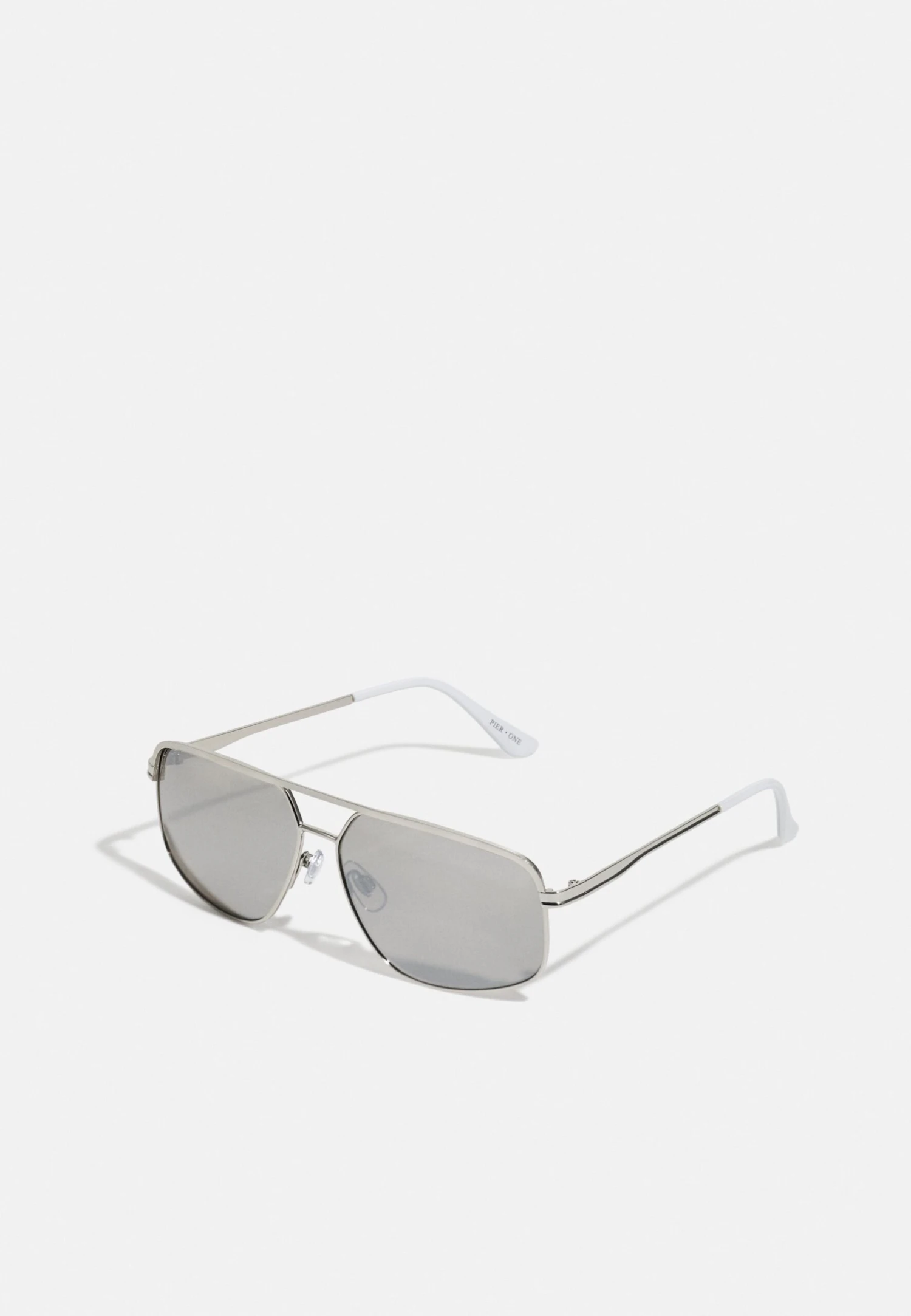 Pier One Unisex - Gafas De Sol - Silver-Coloured, Black 1 Pier One Unisex - Gafas De Sol - Silver-Coloured, Black