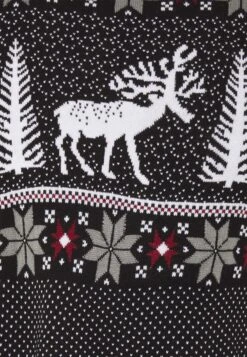Pier One Wintery Christmas Jumper- Jersey De Punto - Black 5 Pier One Wintery Christmas Jumper- Jersey De Punto - Black -Pier One 19b4f5f8cc11462394392012199e9096