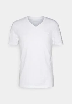 Pier One V Neck Bird Tonal 3 Pack - Camiseta Básica - Light Brown/White/Dark Blue -Pier One 28f86b9281a846468836f5c46e5a93ff