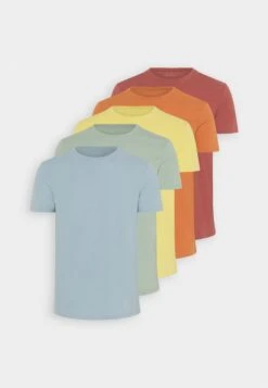 Pier One 5 Pack - Camiseta Básica - Light Blue/Yellow/Mint 17 Pier One 5 Pack - Camiseta Básica - Light Blue/Yellow/Mint -Pier One 2ce03fa7d81942e7b51f0e062eca18e4