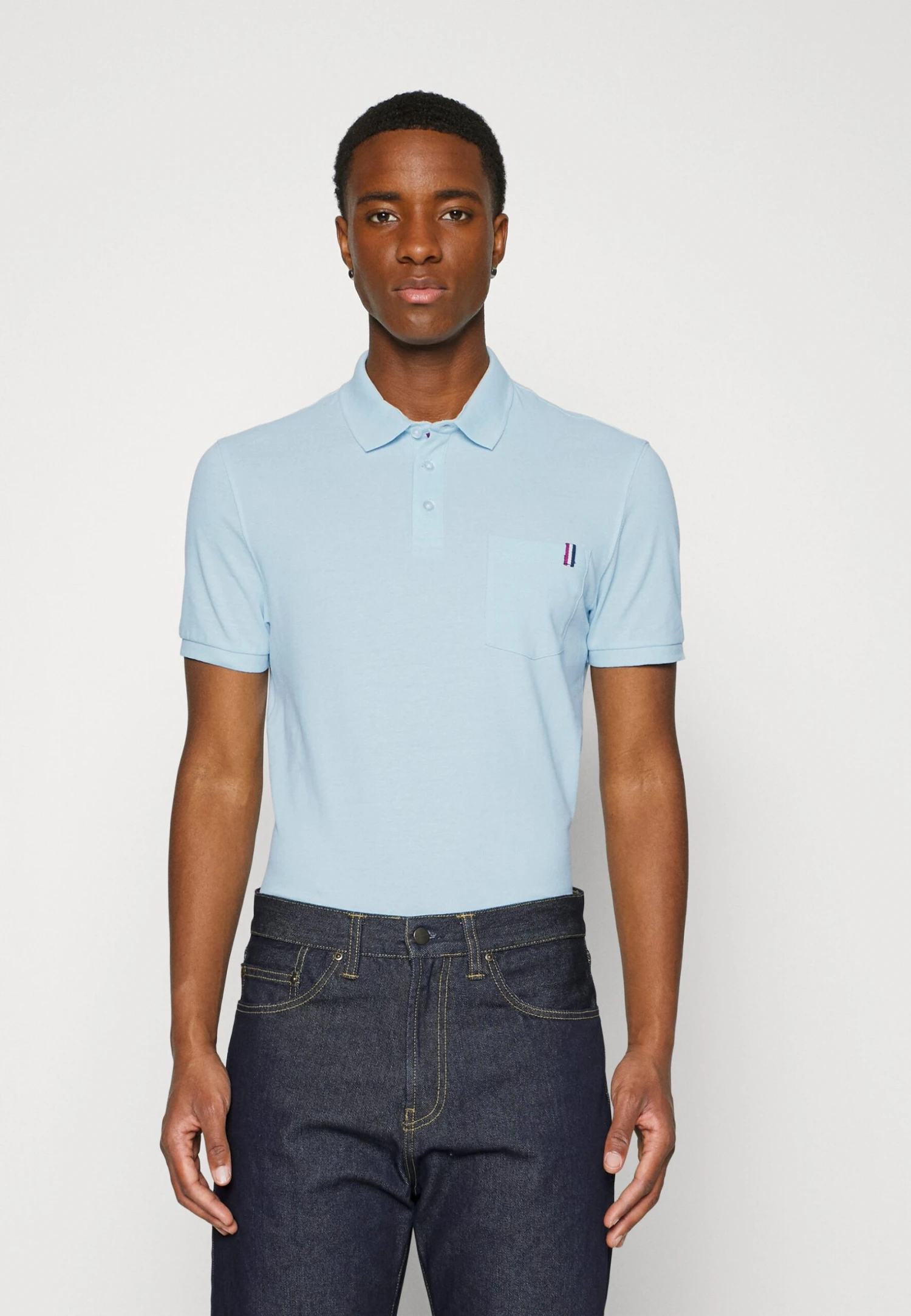 Pier One 2 Pack - Polo - Light Blue/Black 2 Pier One 2 Pack - Polo - Light Blue/Black - Imagen 2