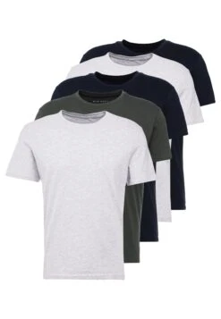 Pier One 5 Pack - Camiseta Básica - Dark Blue/Grey/Khaki 14 Pier One 5 Pack - Camiseta Básica - Dark Blue/Grey/Khaki -Pier One 325cf046ffc64432affa66ab60fd39f6