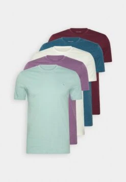 Pier One 5 Pack - Camiseta Básica - Mottled Blue/Light Green/Off-White 16 Pier One 5 Pack - Camiseta Básica - Mottled Blue/Light Green/Off-White -Pier One 37403d870dd84e749a44fae7a395ab44