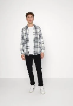 Pier One 5 Pack - Camiseta De Manga Larga - Blue/White/Beige/Olive