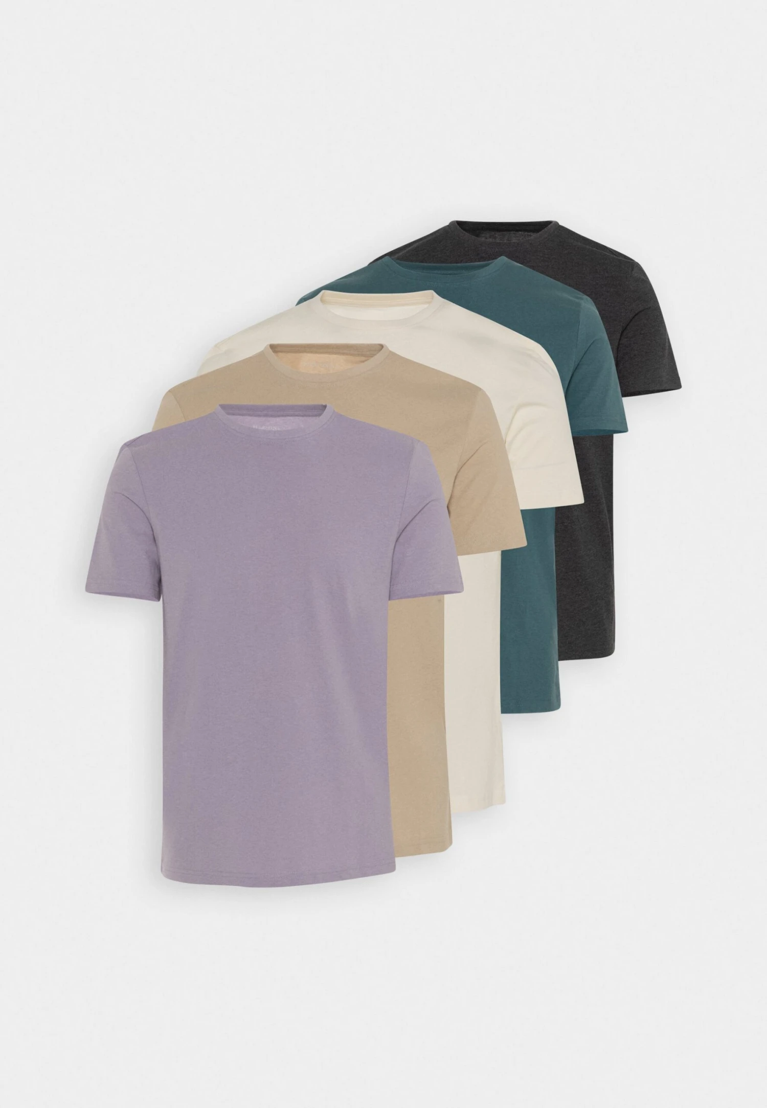 Pier One 5 Pack - Camiseta Básica - White/Off-White/Lilac 8 Pier One 5 Pack - Camiseta Básica - White/Off-White/Lilac - Imagen 8