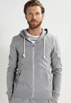 Pier One Sudadera Con Cremallera - Grey Melange