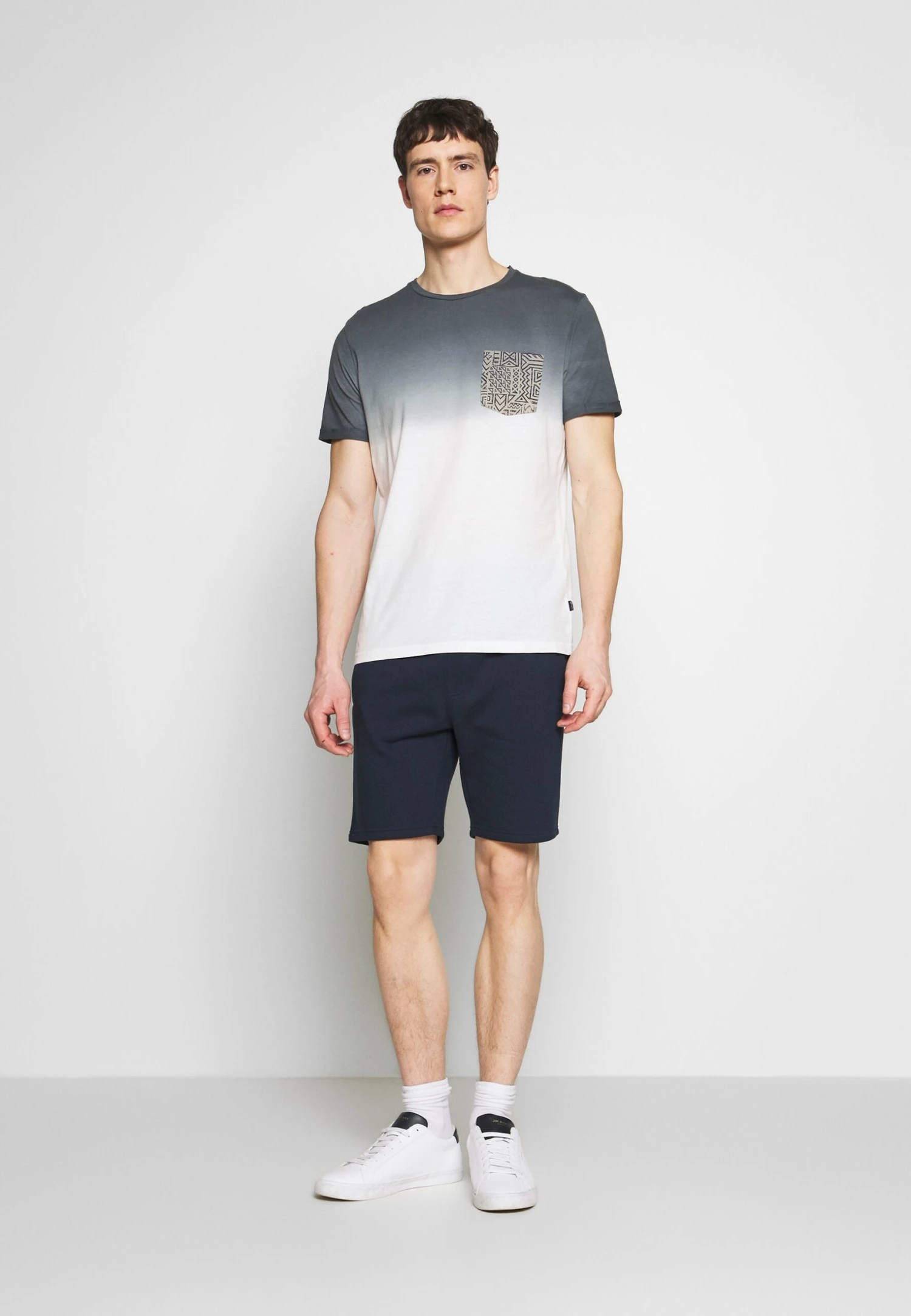 Pier One 2 Pack - Shorts - Dark Blue/Black 2 Pier One 2 Pack - Shorts - Dark Blue/Black - Imagen 2