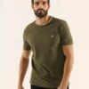 Pier One Camiseta Básica - Olive