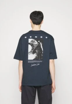 Pier One Sense Tee- Camiseta Estampada - Dark Blue -Pier One 512fd7fe8a844aebb6a2e28f70b522f2