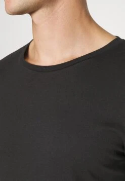 Pier One 2 Pack - Camiseta De Manga Larga - Black/Mottled Dark Grey -Pier One 58d184c68d6a4efb93849263615dae84