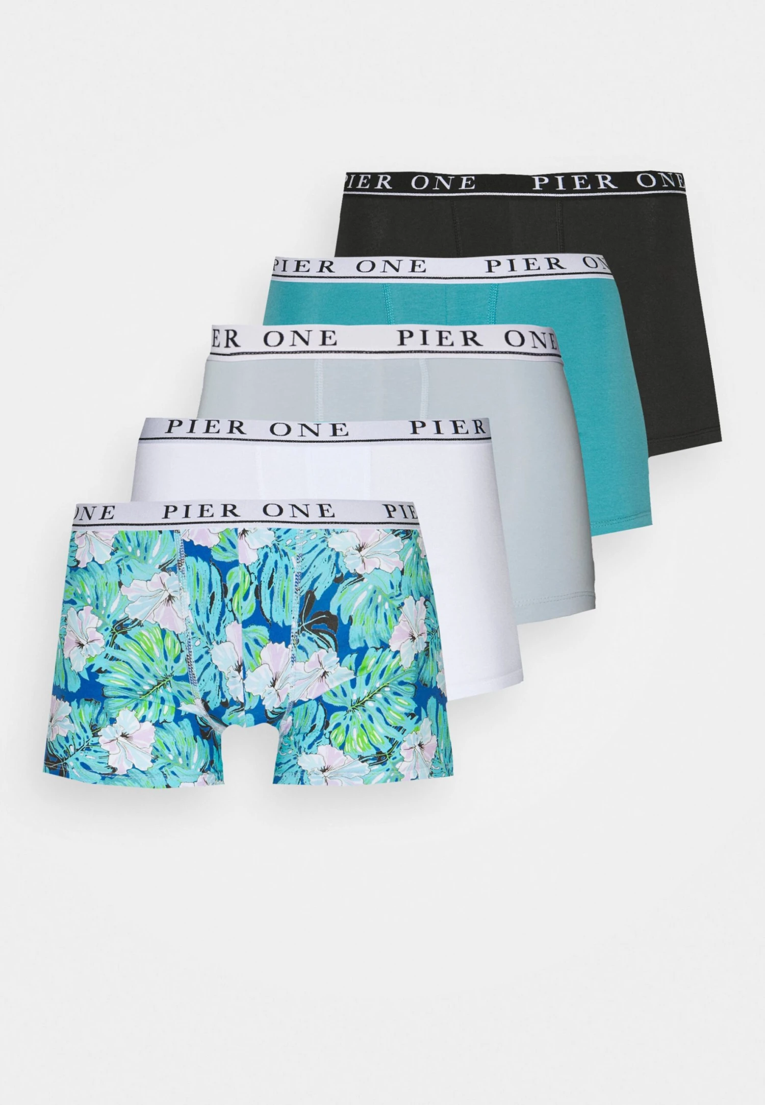 Pier One 5 Pack - Culotte - Black/White/Light Blue 5 Pier One 5 Pack - Culotte - Black/White/Light Blue - Imagen 5