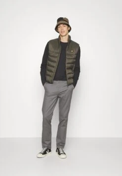 Pier One 5 Pack - Camiseta De Manga Larga - White/Dark Green/Light Green/Black