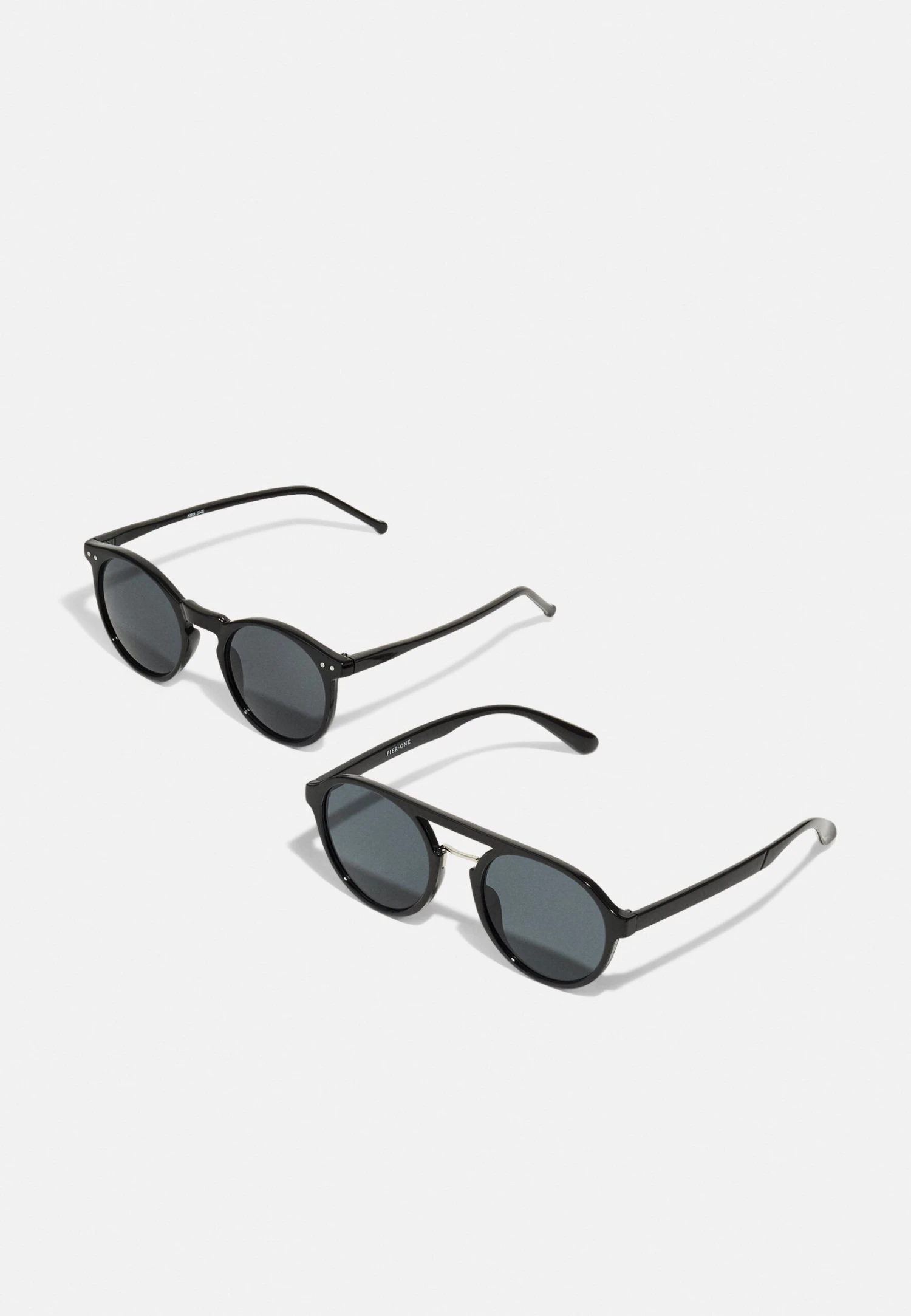 Pier One Unisex 2 Pack - Gafas De Sol - Black 1 Pier One Unisex 2 Pack - Gafas De Sol - Black