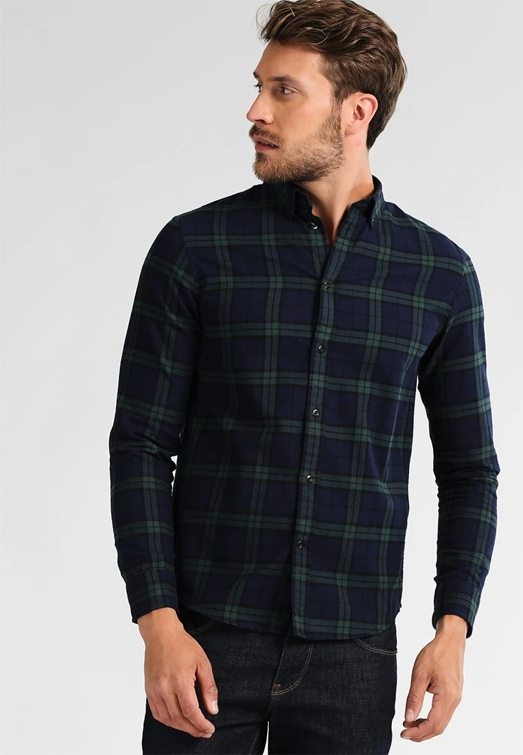 Pier One Camisa - Green / Blue 1 Pier One Camisa - Green / Blue