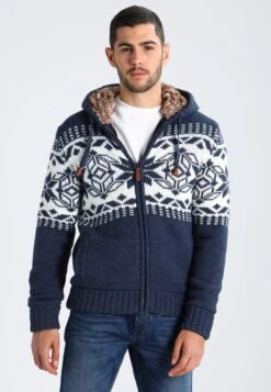 Pier One Chaqueta De Punto - Blue Melange