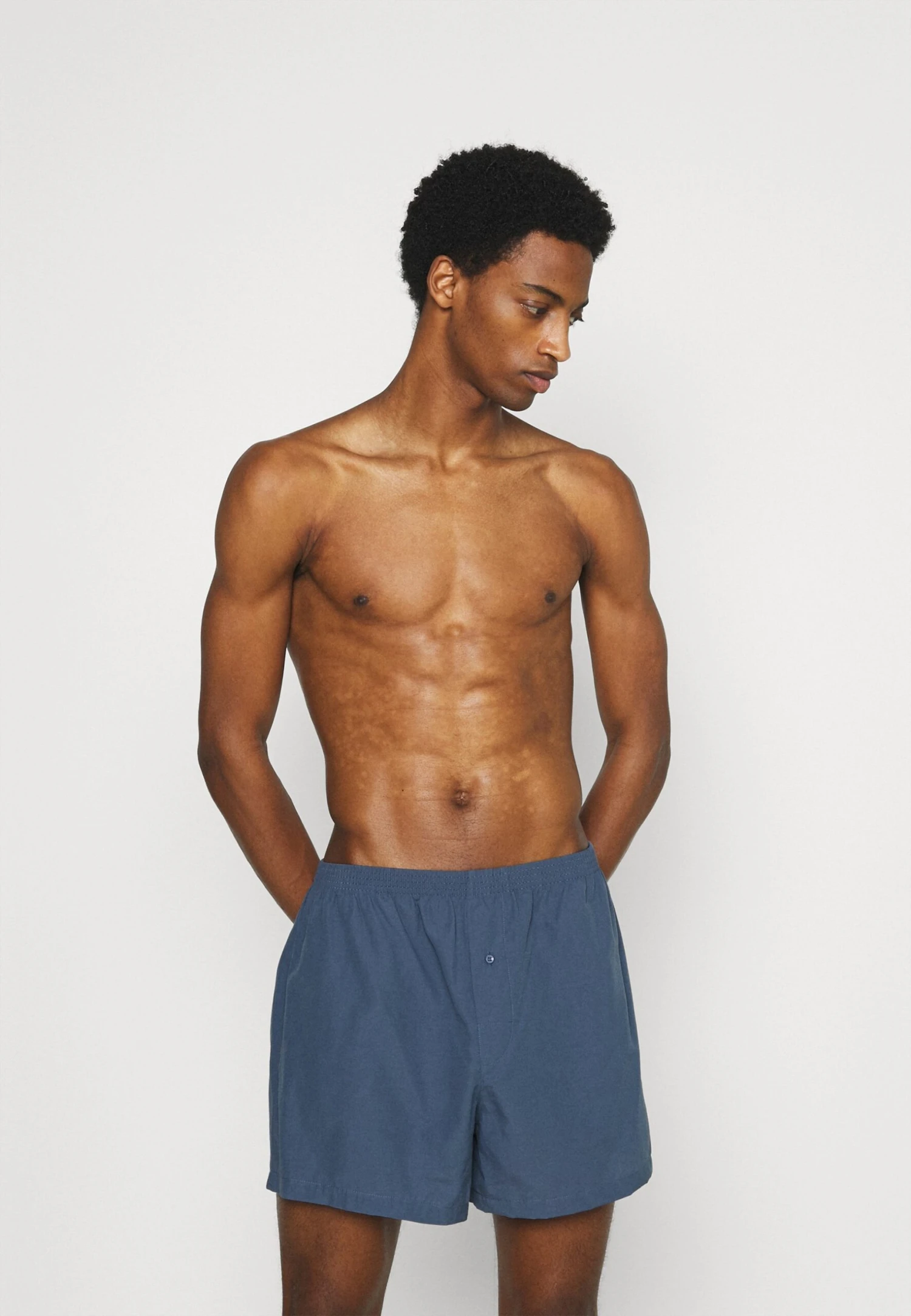 Pier One 5 Pack - Boxer - Dark Blue/Blue 1 Pier One 5 Pack - Boxer - Dark Blue/Blue