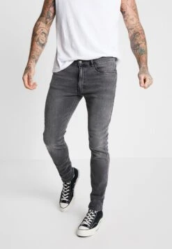 Pier One Vaqueros Pitillo - Grey Denim