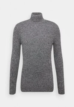 Pier One Muscle Fit Turtle - Jersey De Punto - Mottled Grey -Pier One 788d9d9a00b14ae9bdb868be9d8f970c