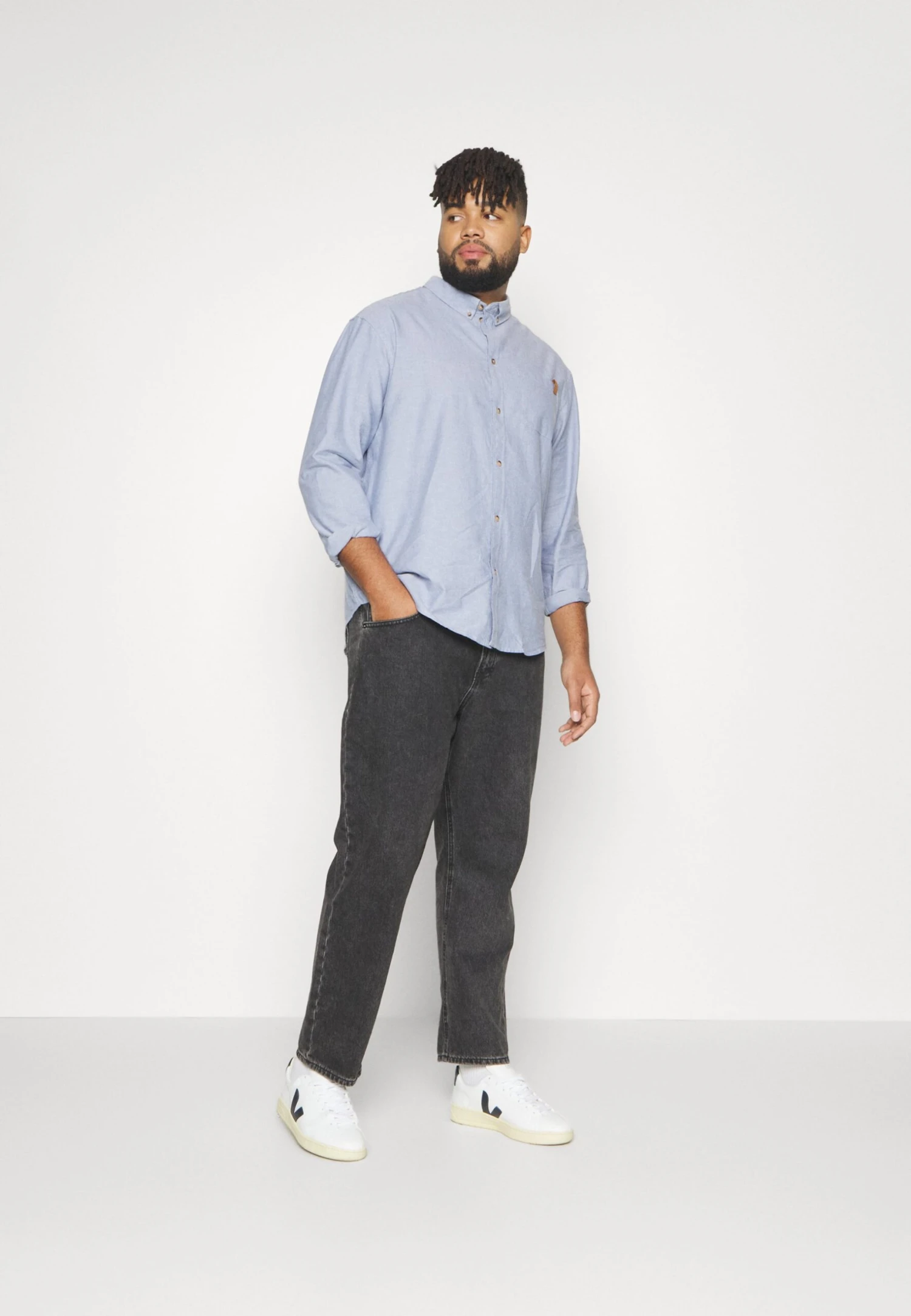 Pier One Oxford - Camisa - Light Blue 2 Pier One Oxford - Camisa - Light Blue - Imagen 2