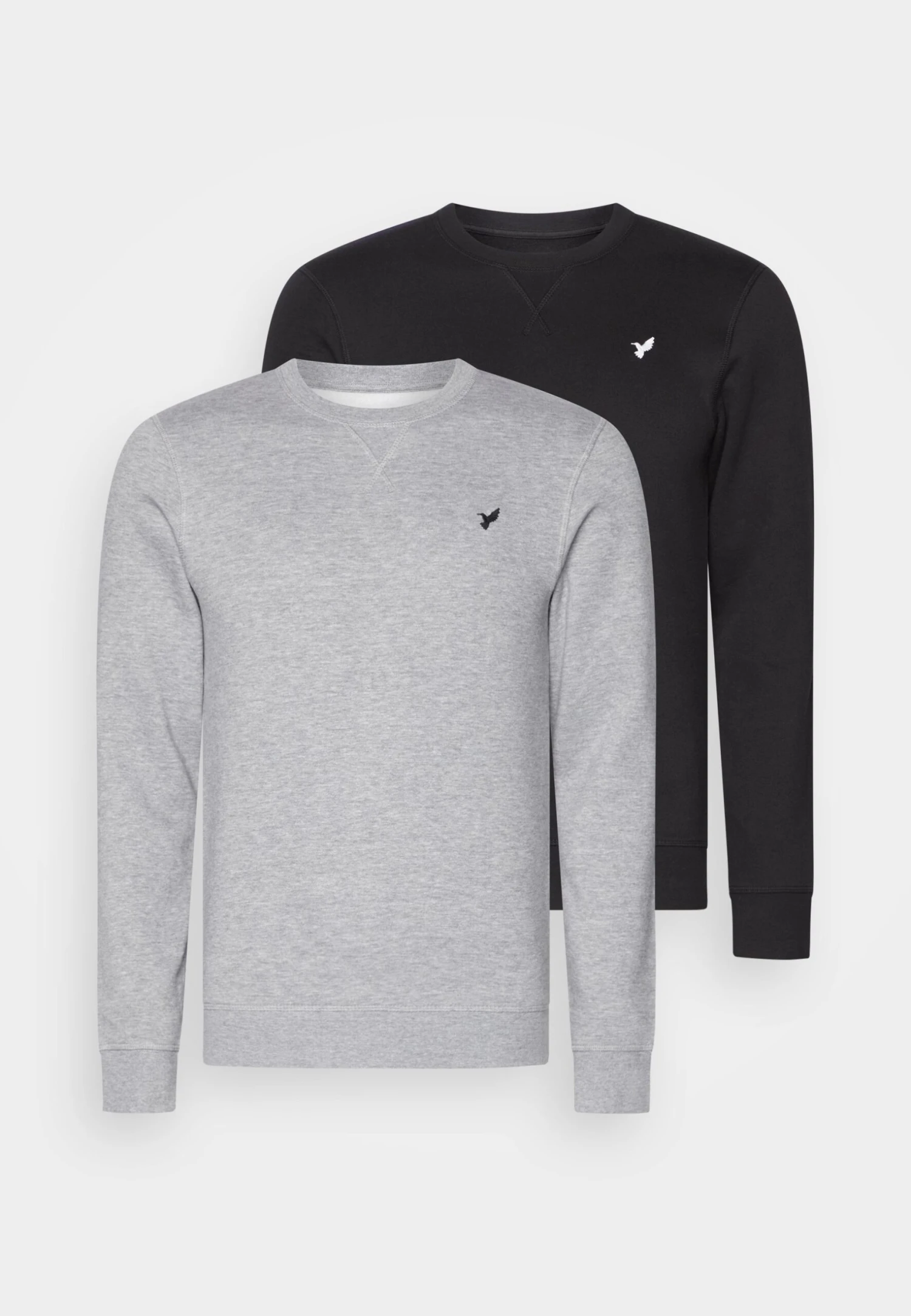 Pier One Sudadera - Black/Mottled Grey 1 Pier One Sudadera - Black/Mottled Grey