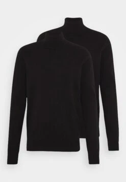 Pier One 2 Pack - Basic Turtleneck - Jersey De Punto - Black -Pier One 8734a667699e468ebb89189aafa90312