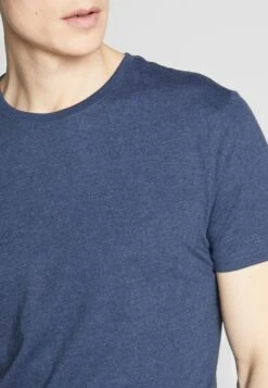 Pier One 3 Pack - Camiseta Básica - Black/White/Blue -Pier One 878a6b632a3e4d79b61d9c486c38c510