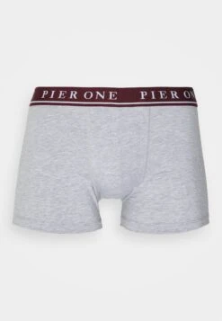 Pier One 5 Pack - Culotte - Bordeaux/Mottled Grey -Pier One 8798162d0ce745f0998190a914ff7dd6