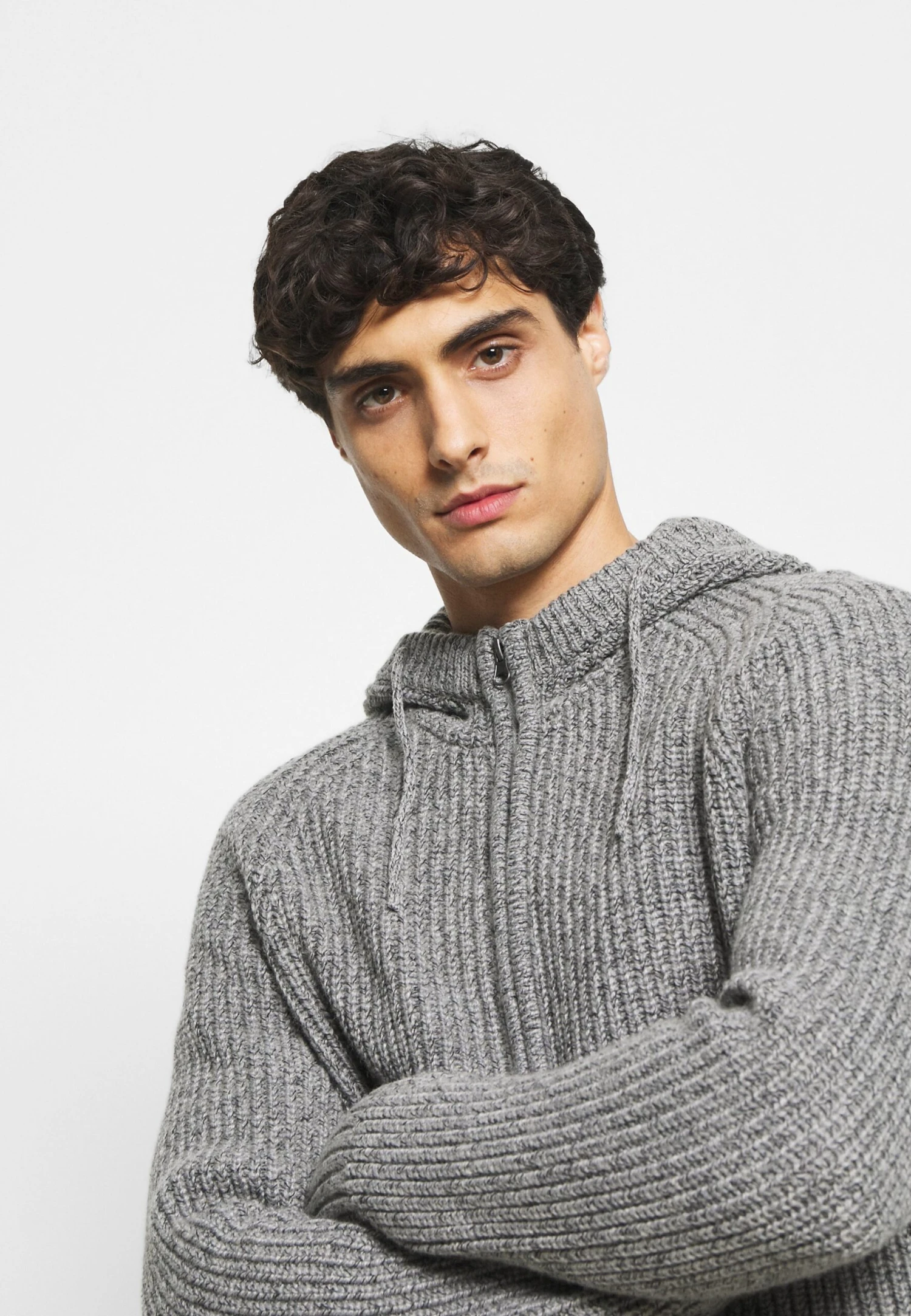 Pier One Chaqueta De Punto - Mottled Light Grey 1 Pier One Chaqueta De Punto - Mottled Light Grey