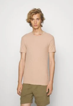 Pier One Camiseta Básica - Taupe
