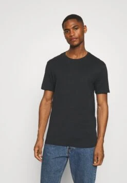 Pier One 5 Pack - Camiseta Básica - Black/White/Light Grey -Pier One 97c18e35b5f94069b6c162222882cabe