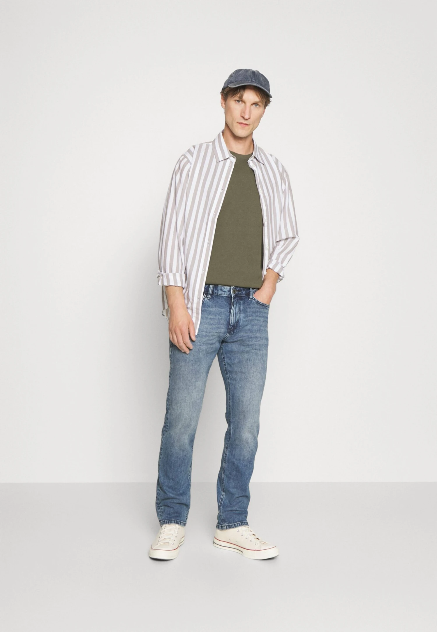 Pier One 2 Pack - Top - Black/Khaki 1 Pier One 2 Pack - Top - Black/Khaki