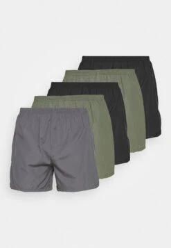 Pier One 5 Pack - Boxer - Black/Khaki/Dark Grey 10 Pier One 5 Pack - Boxer - Black/Khaki/Dark Grey -Pier One aabf1b6cd2d84a338064454393e5f372