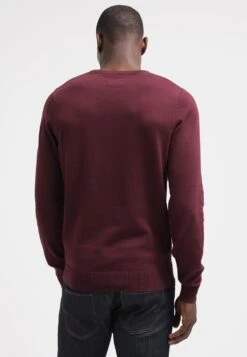 Pier One Basic Crewneck - Jersey De Punto - Bordeaux -Pier One aaf245cbddbb47c589ef82b506fadeca