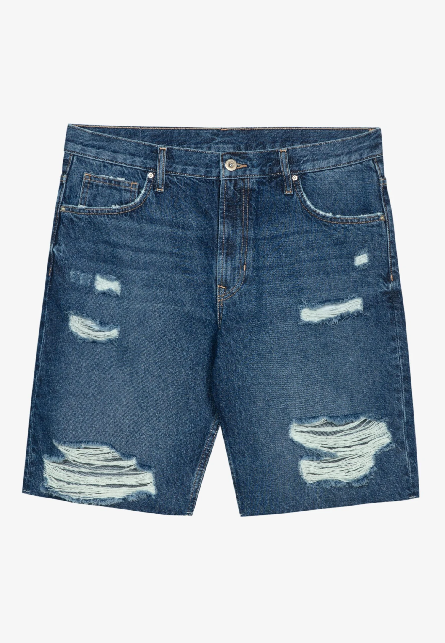 Pier One Shorts Vaqueros - Dark Blue Denim 6 Pier One Shorts Vaqueros - Dark Blue Denim - Imagen 6