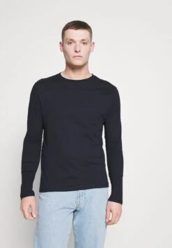 Pier One 5 Pack - Camiseta De Manga Larga - White/Dark Blu/Grey -Pier One b6bd0ebd2c8b455da43c6a1b757461c3