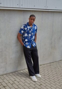 Pier One Camisa - Dark Blue