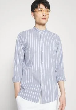 Pier One Muscle Fit Stand- Camisa - Blue 9 Pier One Muscle Fit Stand- Camisa - Blue -Pier One c95aee840d27425d93f7825c3cd7c13d