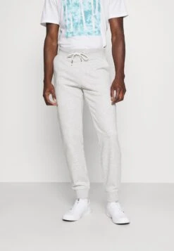 Pier One 3 Pack - Pantalones Deportivos - Mottled Light Grey/Mottled Dark Blue/Black -Pier One d679c40ba0d14e65a4301cbba3b7065f