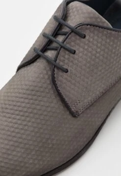 Pier One Leather - Zapatos De Vestir - Dark Grey -Pier One e0f1574267c74dc1b5d53d5cfef035ae