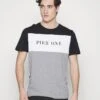 Pier One Camiseta Estampada -Black