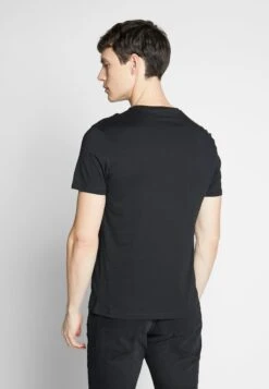 Pier One 3 Pack - Camiseta Básica - Black/White/Blue -Pier One e7497b751f8c4bd498980e2ffe8f6ae0