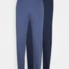 Pier One 2 Pack - Pantalón De Pijama - Dark Blue/Blue