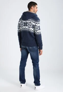 Pier One Chaqueta De Punto - Blue Melange -Pier One f3f8c271a4454e30b38f10a6ee6d12a9