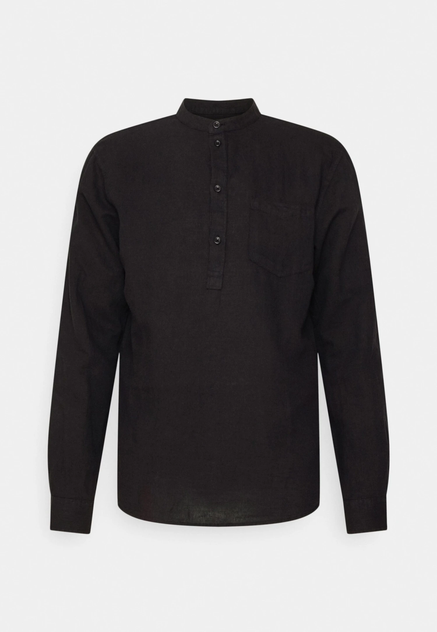 Pier One Linen Cotton Mix 2 Pack - Camisa - White/Black 3 Pier One Linen Cotton Mix 2 Pack - Camisa - White/Black - Imagen 3