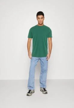 Pier One 7 Pack - Camiseta Básica - Blue/Mottled Bordeaux/White