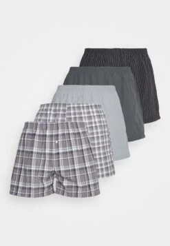 Pier One 5 Pack - Boxer - Black/Grey/White